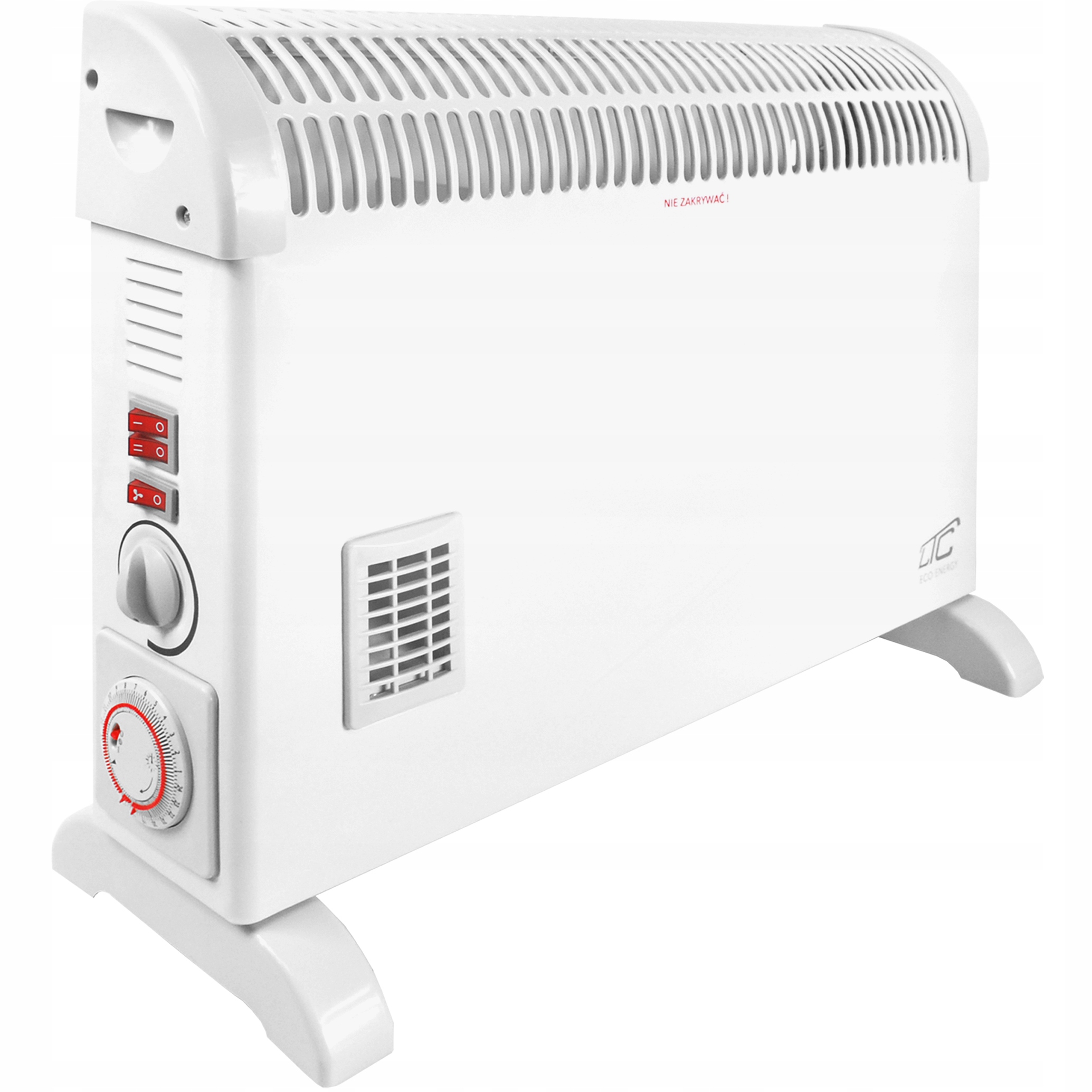 Extralink 2000 W konvektorový ohrievač biely, čierny